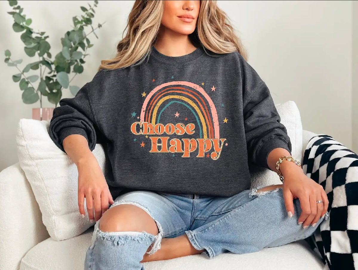 Choose Happy Sweatshirt