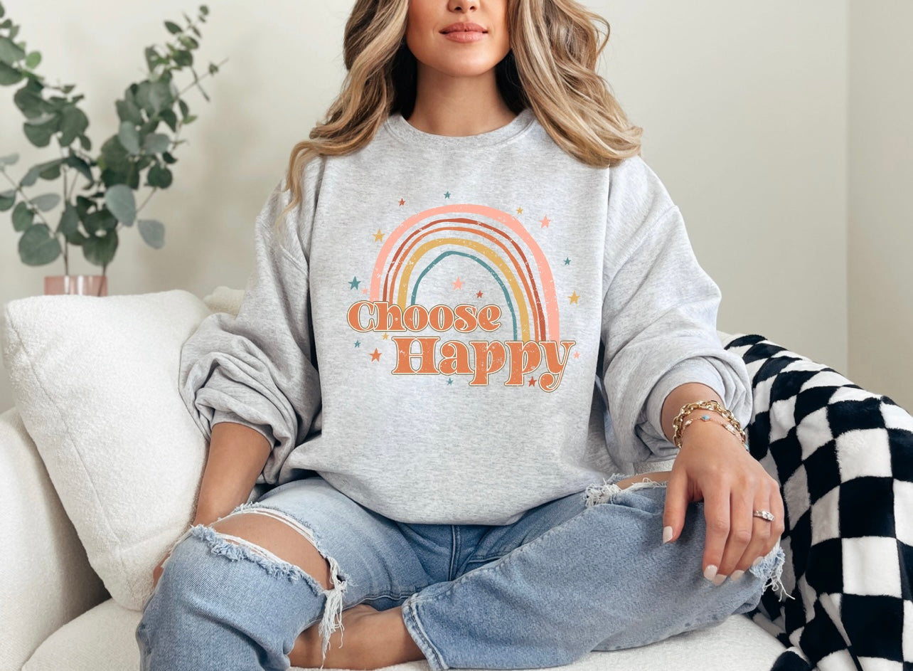 Choose Happy Sweatshirt