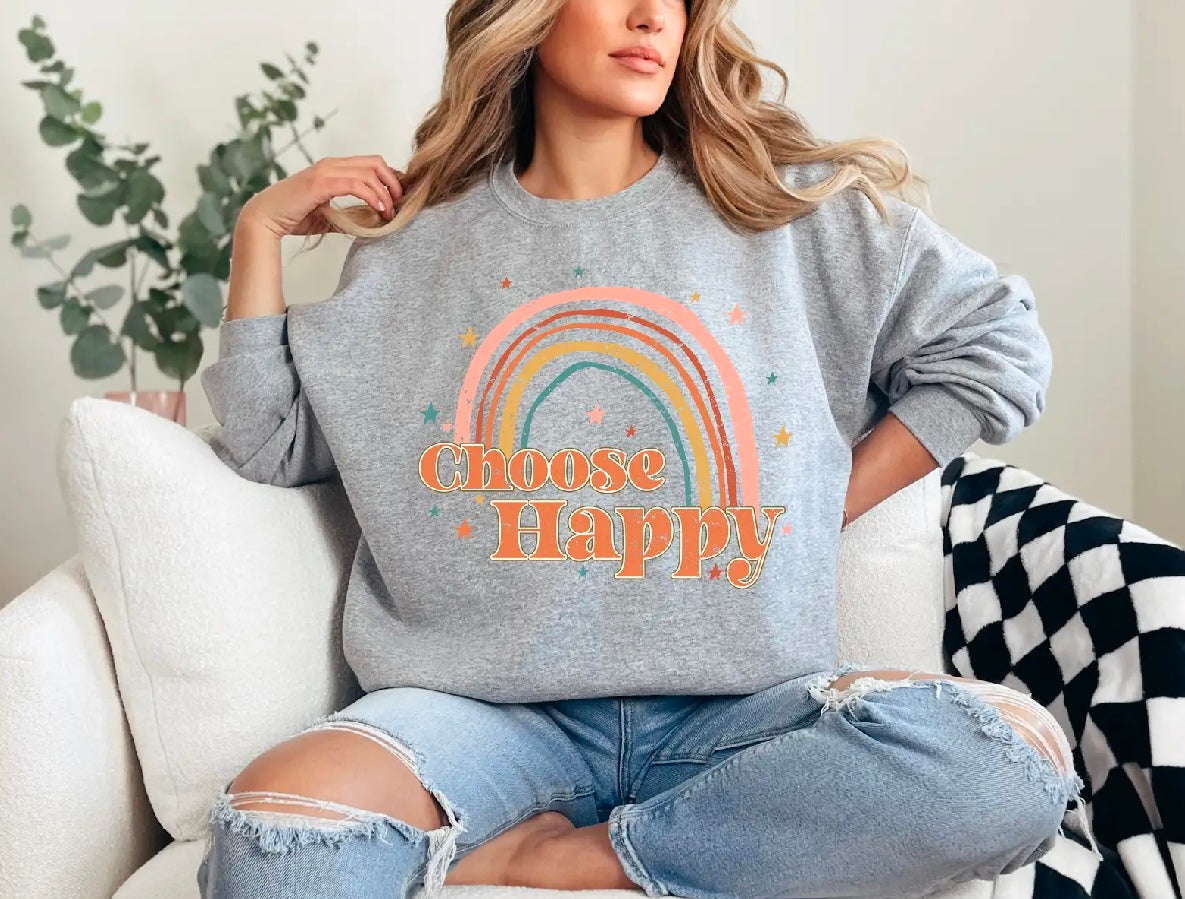 Choose Happy Sweatshirt