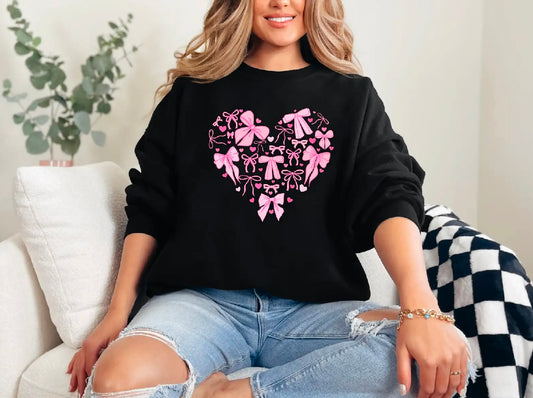 Heart Bow Sweatshirt