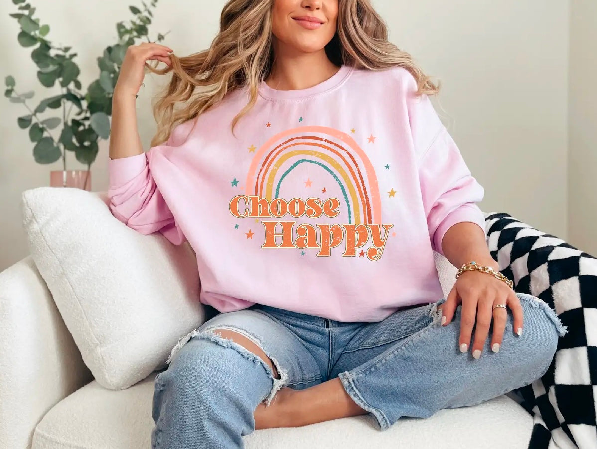 Choose Happy Sweatshirt